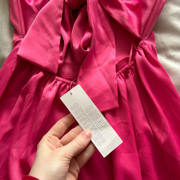 NWT Urban Outfitters Hot Pink Dress - Picture 6 of 10